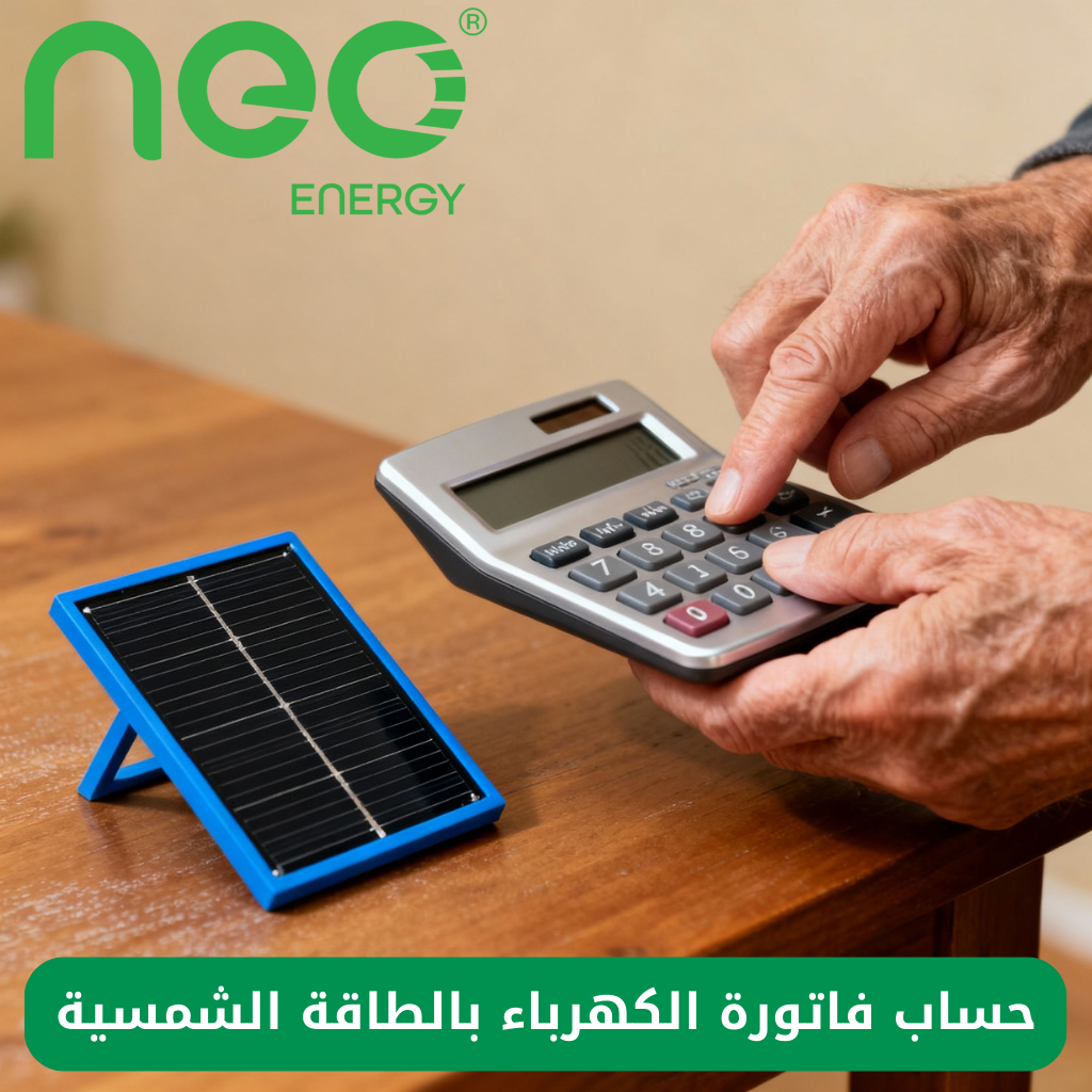 حساب فاتورة الكهرباء بالطاقة الشمسية