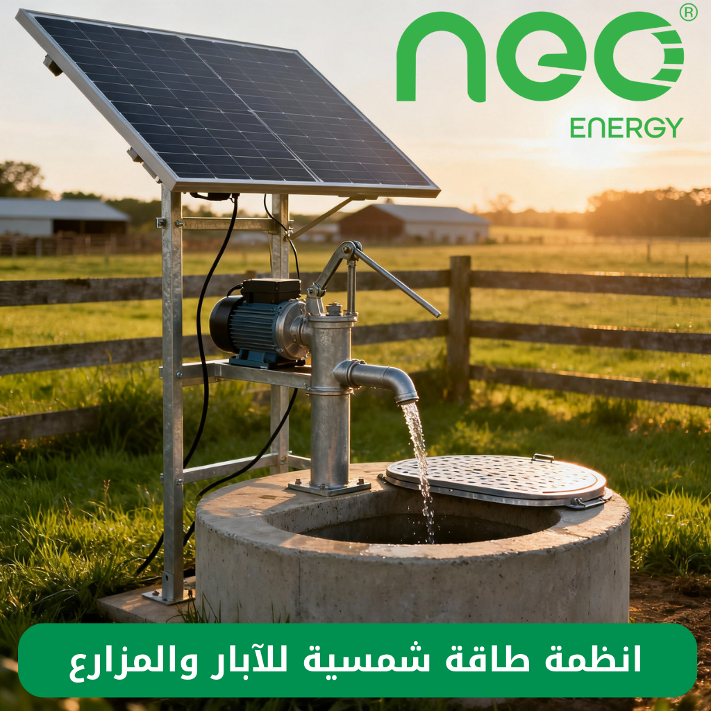 انظمة طاقة شمسية للآبار والمزارع
