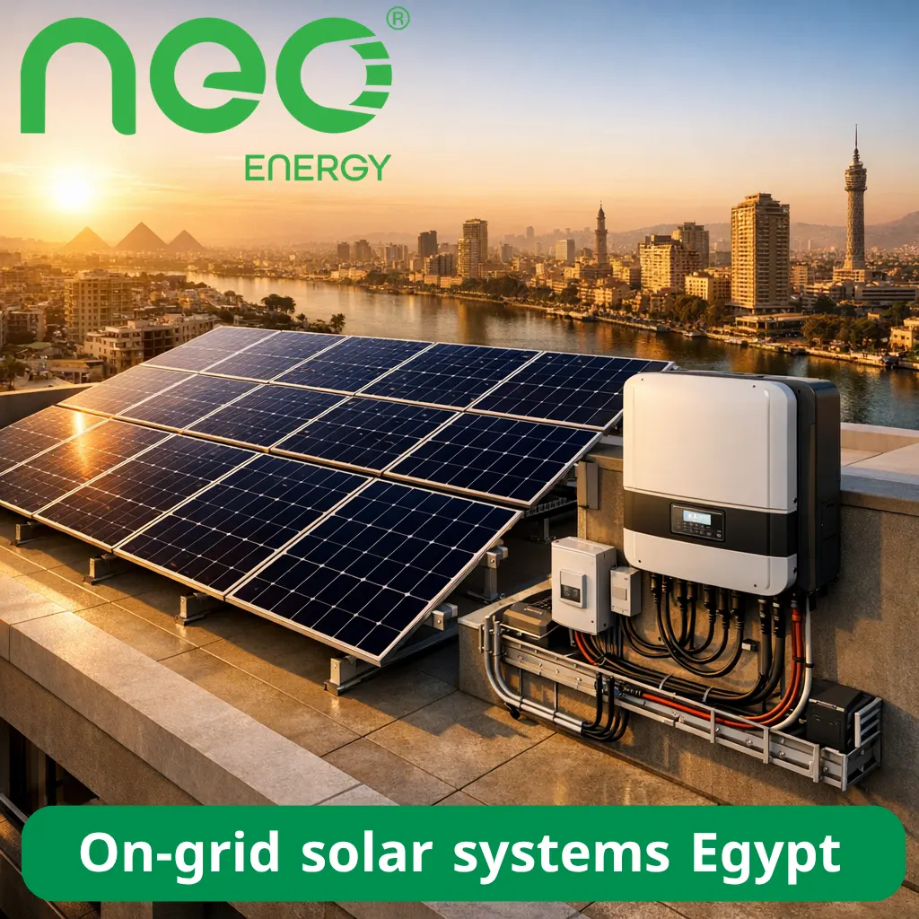 High-efficiency rooftop solar panels for Egypt homes